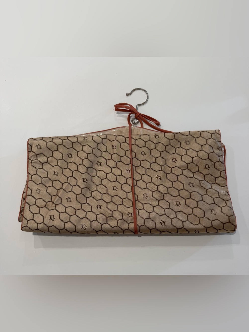 Vintage Christian Dior Monogram Travel Jewelry organizer Hanging toiletry bag